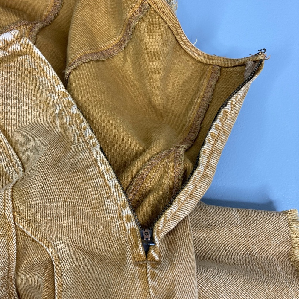 Free People Tan A-Line Skirt - Picture 11 of 14